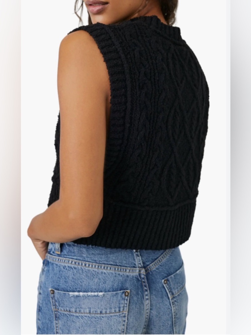 FP Rowan Cropped Sweater Vest